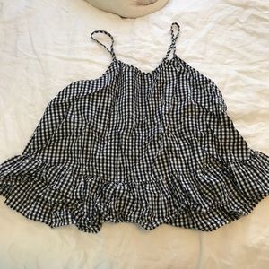 Gingham Tank Top